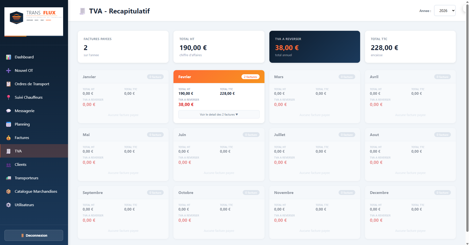 Facturation Translux